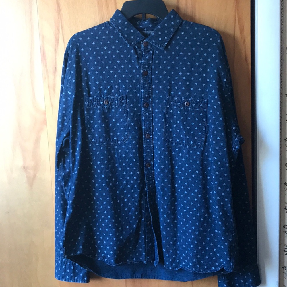 Express Men’s Patterned Button Down